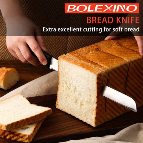 BOLEXINO wide blade lets you slice large loaves in one pass.