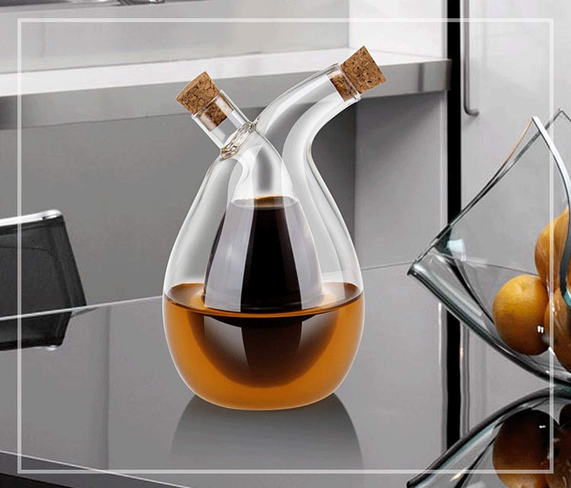 BOLLAER versatile cruet suitable for olive oil, vinegar, or dressings.