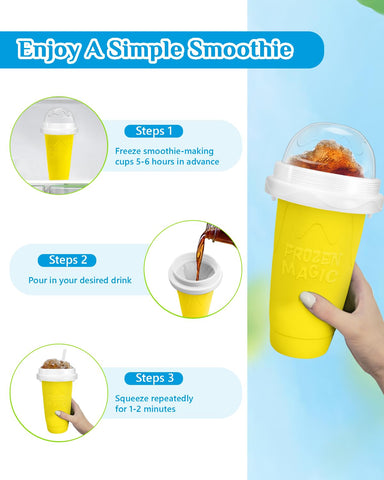 Bollove leakproof silicone cup with double-layer design keeps drinks cold.