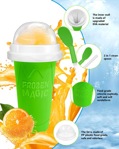 Bollove Slushie Cup double-layer build emphasizes temperature retention and spill protection