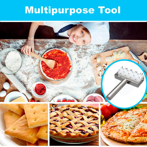 BOLTCORRSE durable stainless-steel dough docker for years of use