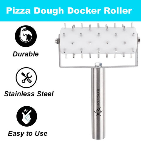 BOLTCORRSE pizza docker perforates dough for pizza and pastries