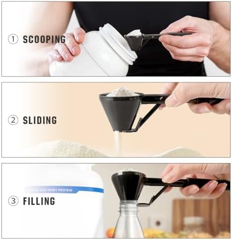 Bolvoa easy-clean surface on scoop-funnel tool for fast maintenance