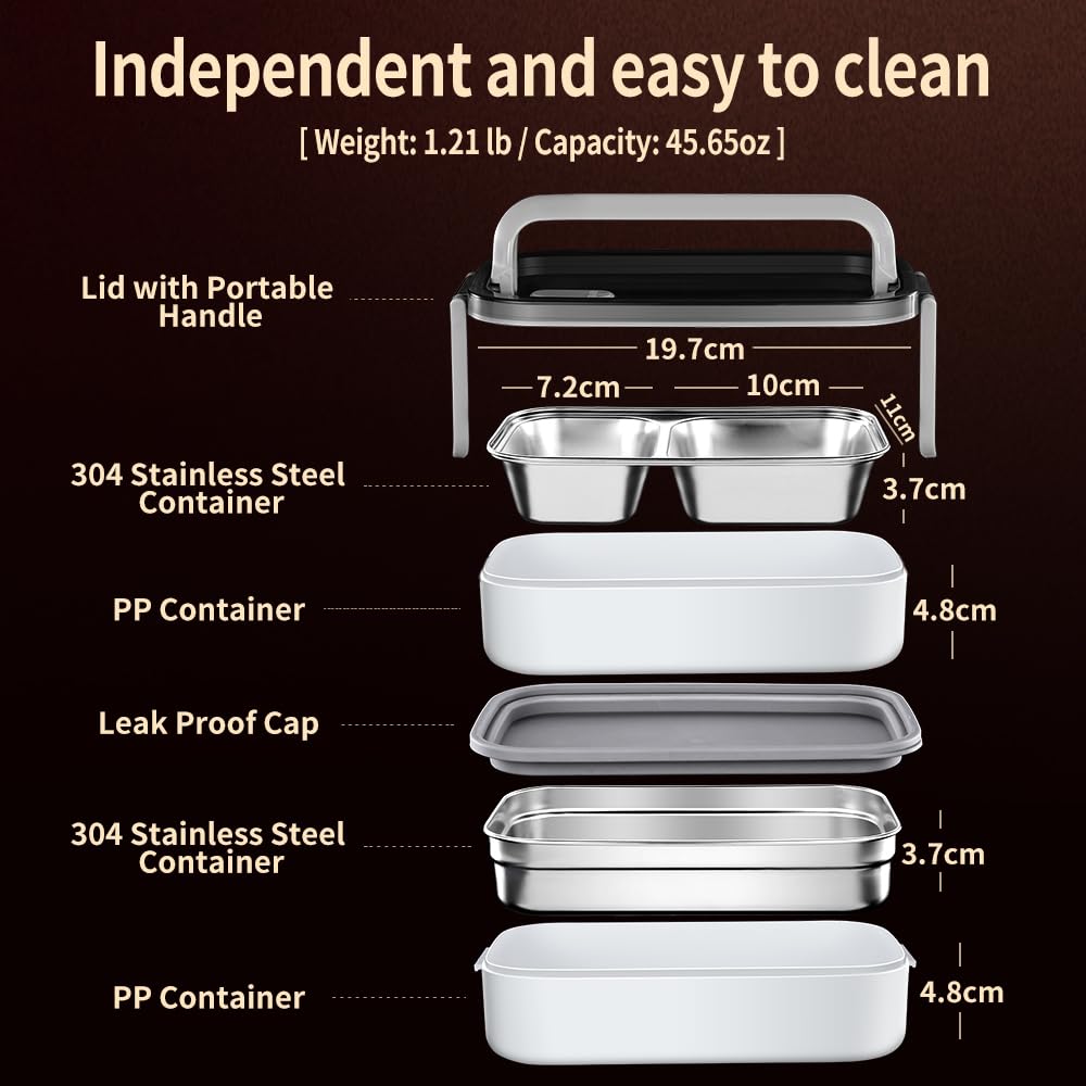 BOMANSI BOMS insulation bag keeps meals fresh during work or picnics.