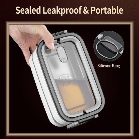 BOMANSI BOMS leakproof dual-lock seals prevent spills during transit.