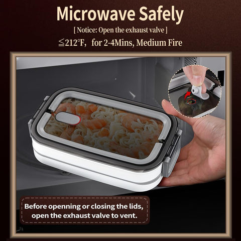 BOMANSI BOMS container is microwave-safe for brief reheats and easy cleaning.