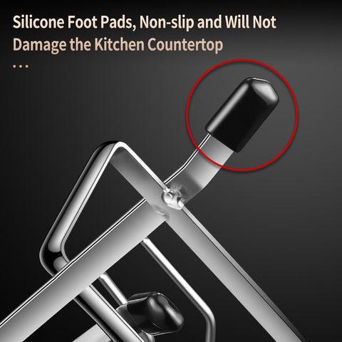 BOMANSI BOMS versatile pan rack fits in apartments, RVs, and cabinets.