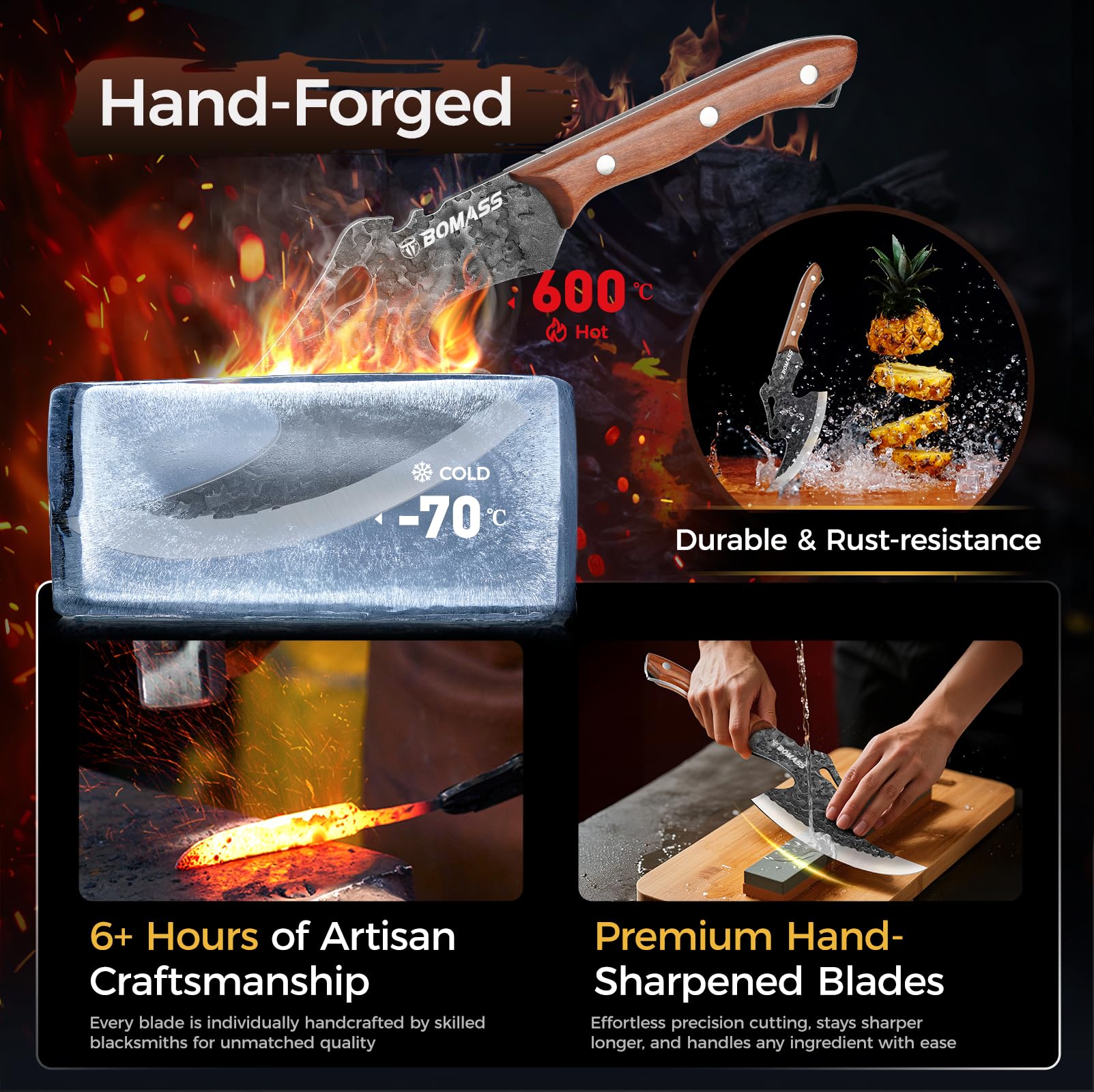 BOMASS cleaver gift-packaging suitable for weddings and holidays.