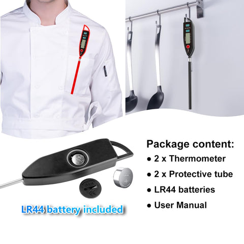 BOMATA 304 stainless steel probe is easy to clean after use.