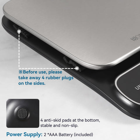 Bomata batteries included; ready to use straight away