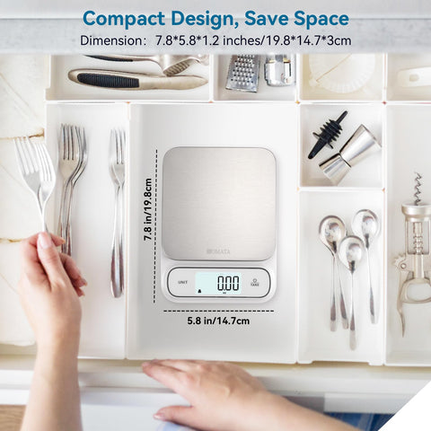 BOMATA stainless steel weighing pan built for busy kitchens.