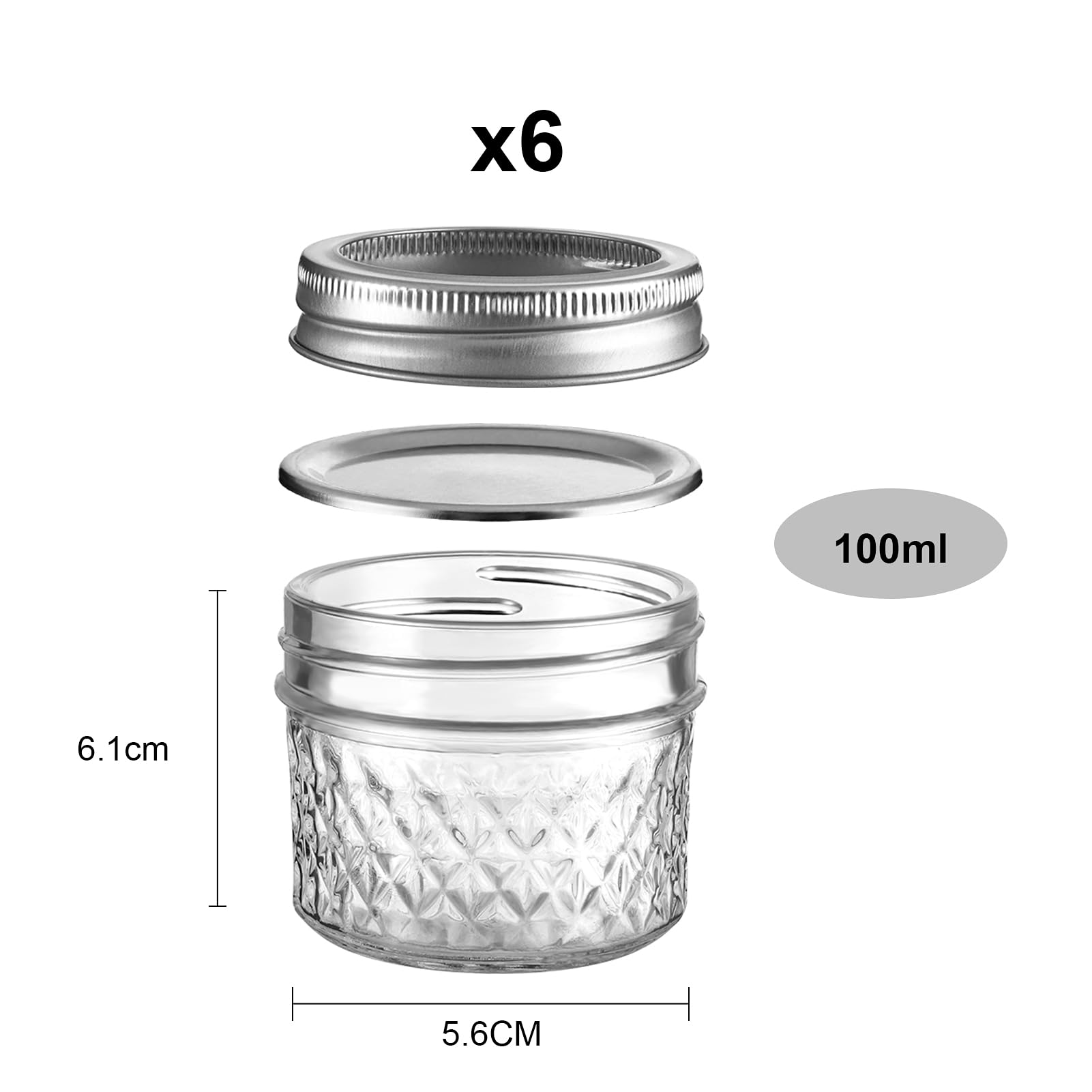 Bomex split-type lids provide airtight seal for jams and preserves.