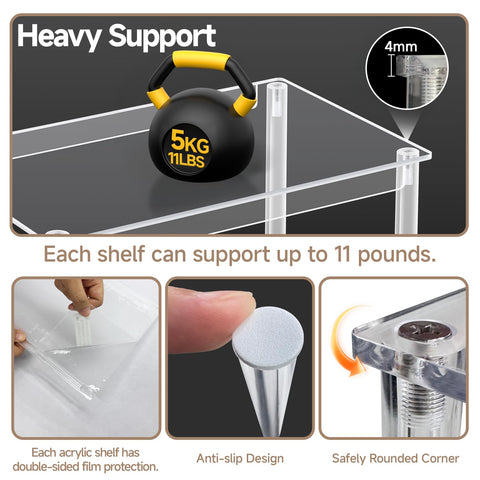 BOMOKS cabinet organizer on desk demonstrates versatile use on counters and workspaces.