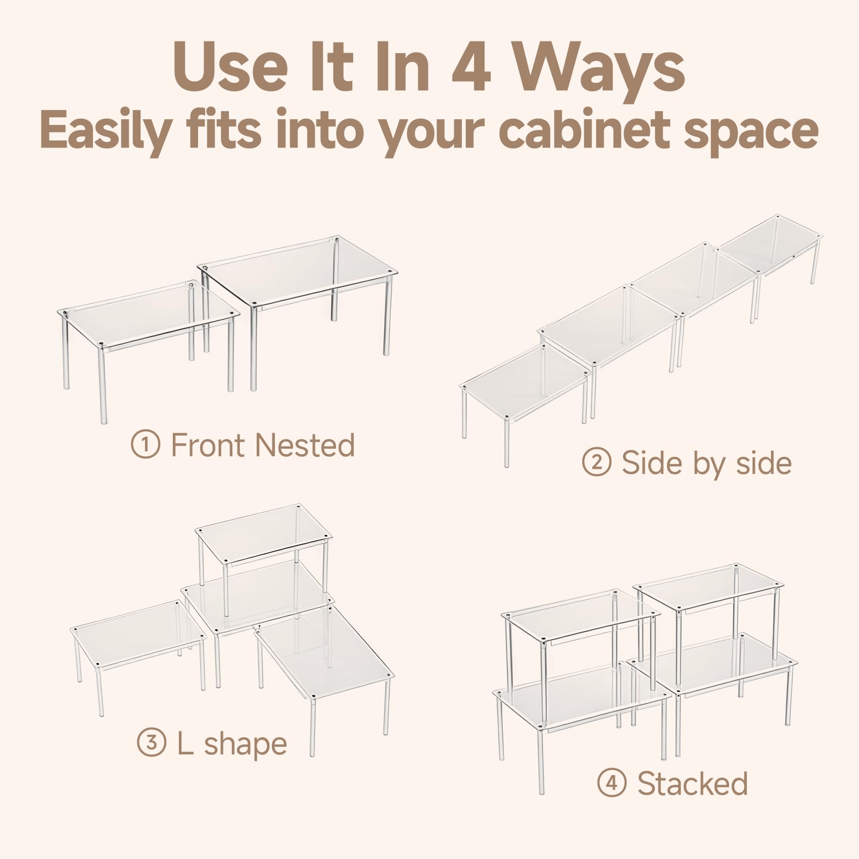 BOMOKS crystal clear design makes a thoughtful gift for organized kitchens.
