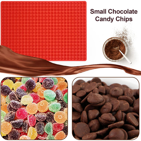 Bongpuda gummy-molds for mini candies, flexible silicone for clean demolding.