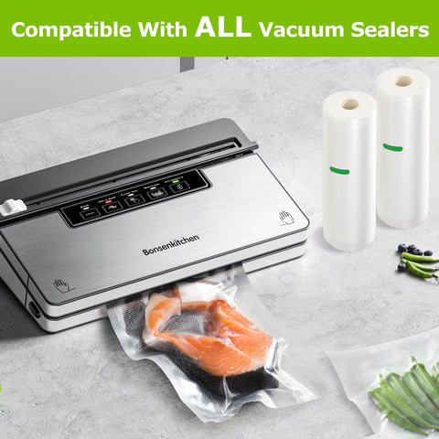 Bonsenkitchen 4 mil bags designed for long-lasting freshness and versatile storage.