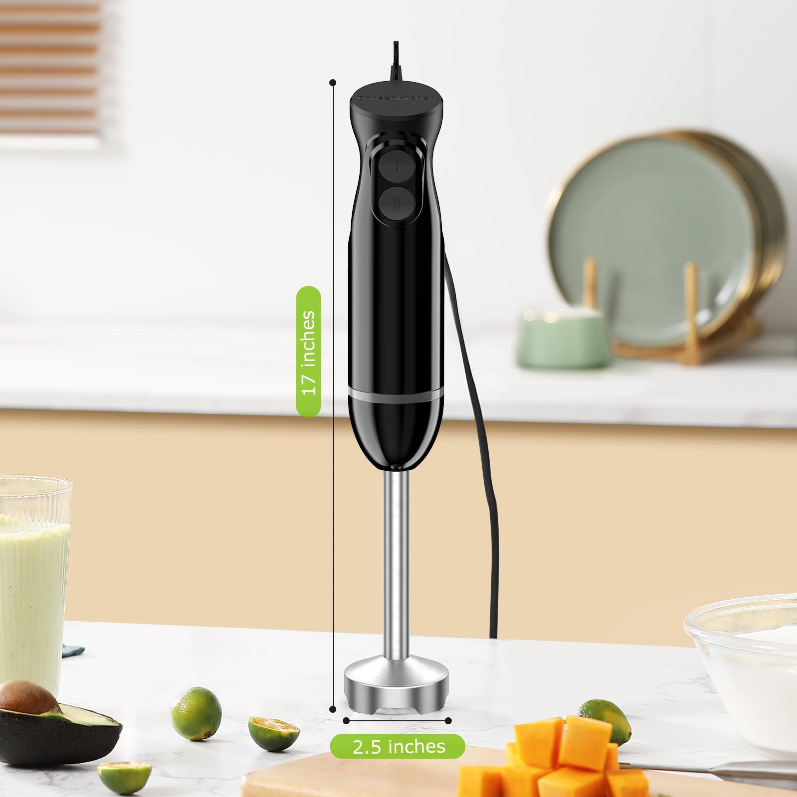 Bonsenkitchen compact kitchen gadget saves counter space for daily cooking.