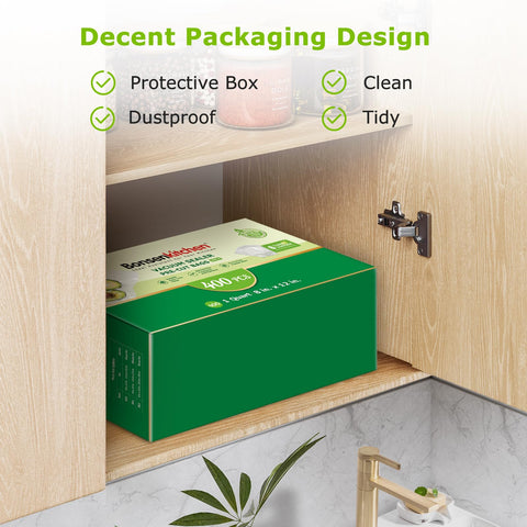 Bonsenkitchen deep air passages create a tight seal, reducing freezer burn.
