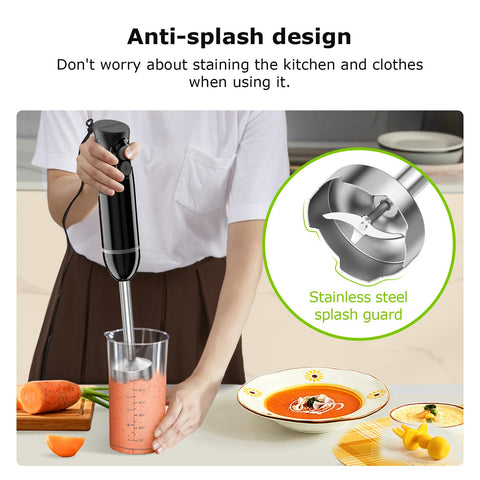 Bonsenkitchen detachable attachments system for easy task switching and cleaning.