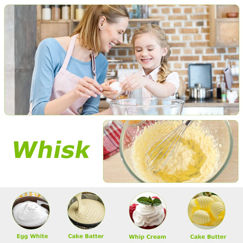 Bonsenkitchen detachable attachments switch between blending and whisking