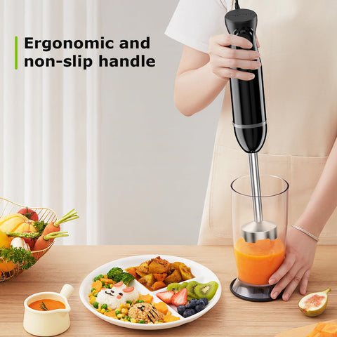 Bonsenkitchen dishwasher-safe blades simplify cleanup after blending.