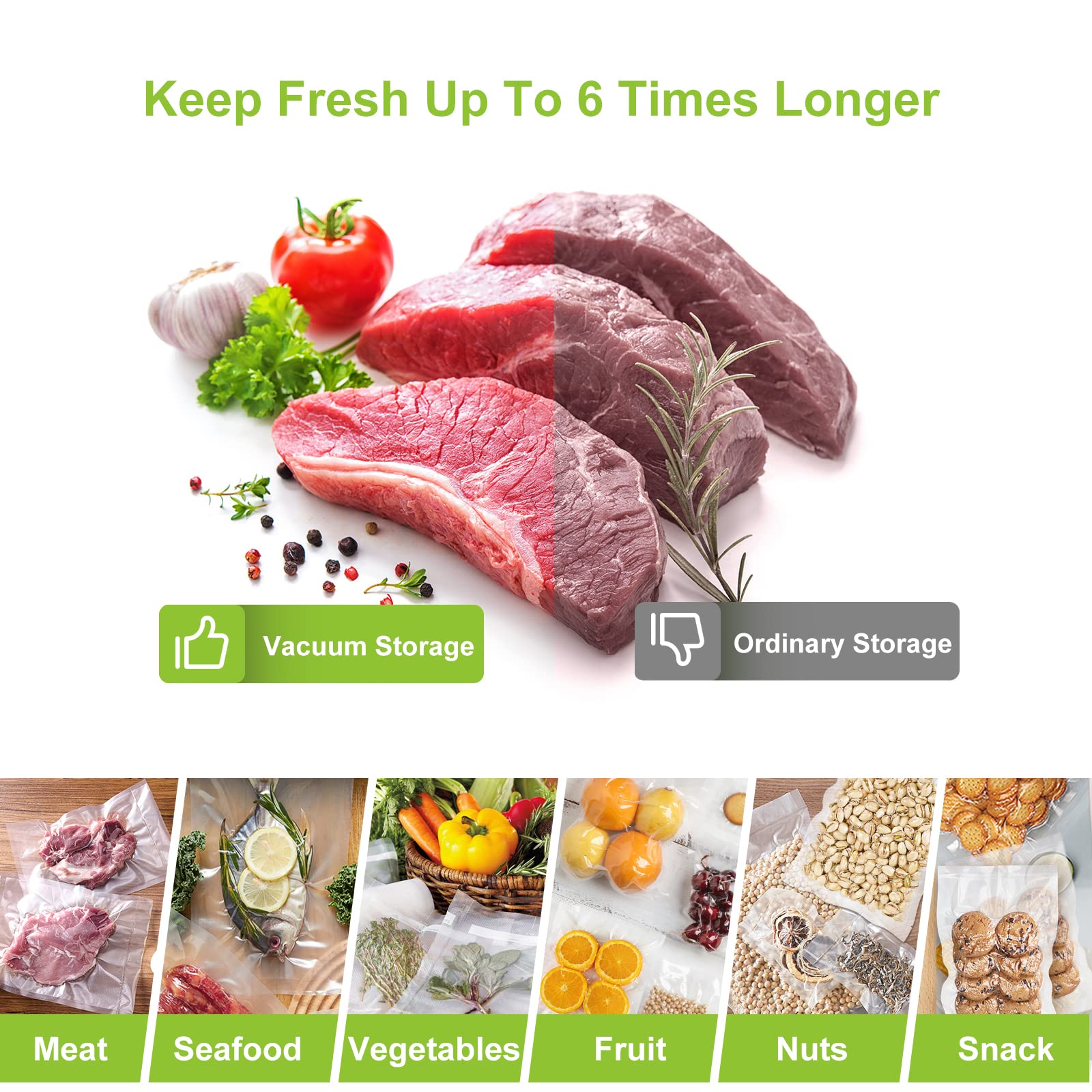 Bonsenkitchen easy-cut seal design simplifies bag prep