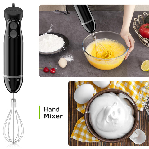 Bonsenkitchen 24oz beaker included for measured, mess-free blending.