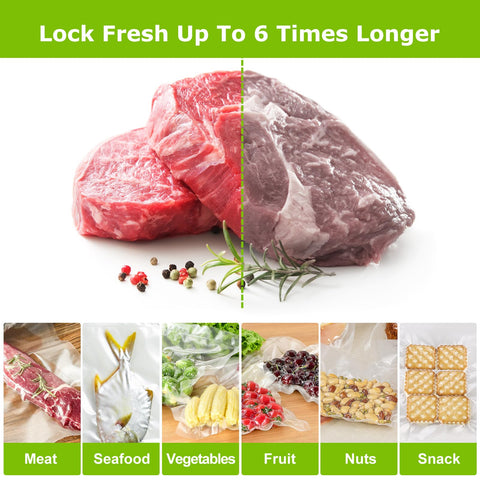 Bonsenkitchen bags help reduce freezer burn and extend food storage life.
