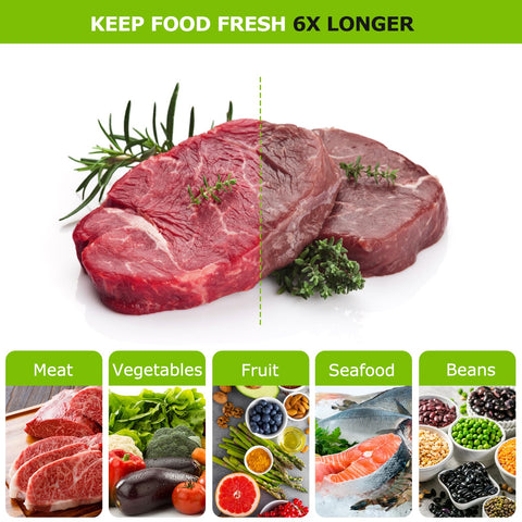 Bonsenkitchen reusable 11x16 bags ideal for meal prep.