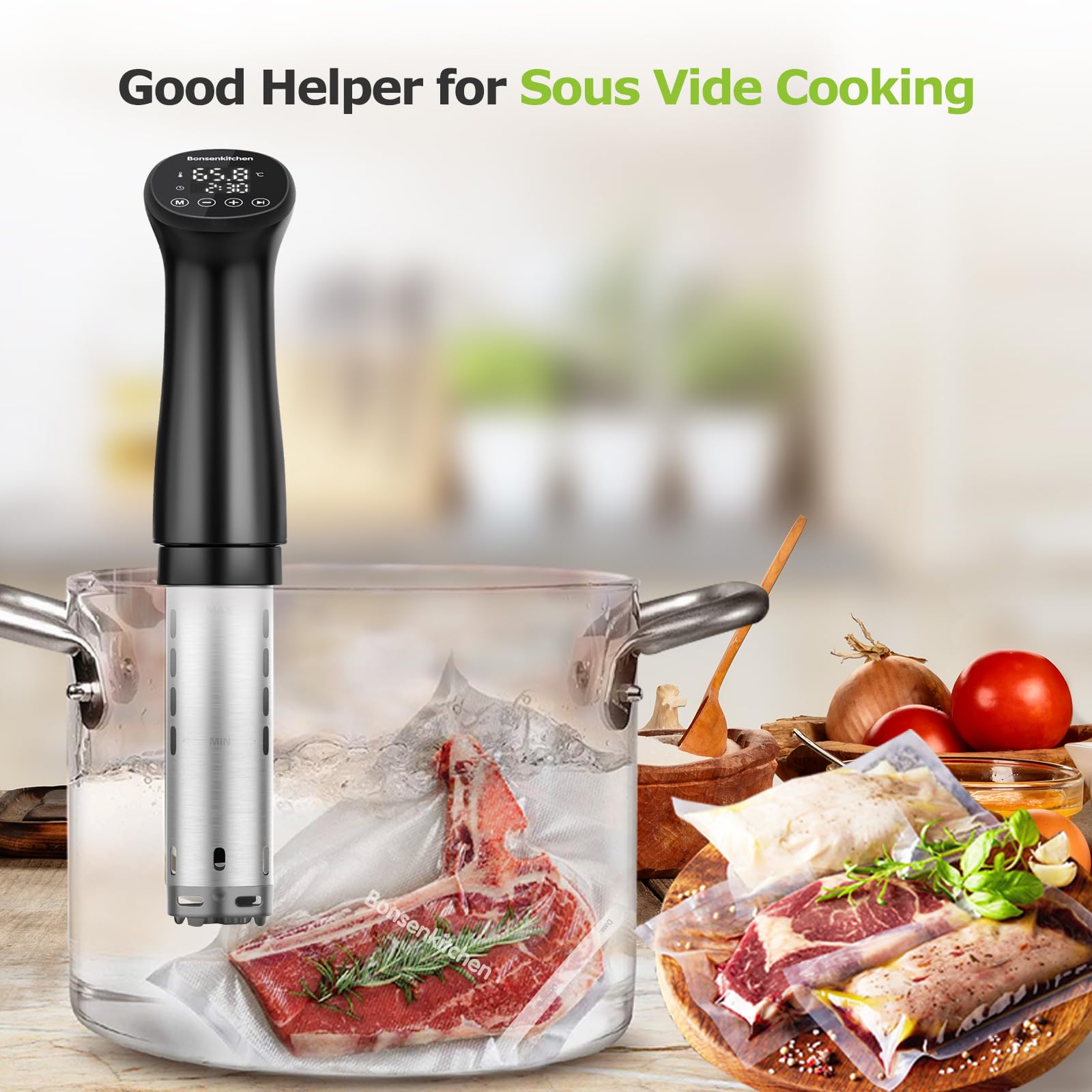 Compatible with major vacuum sealers for versatile kitchen use.
