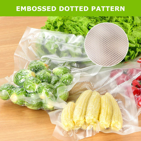Bonsenkitchen universal-design bags work with major vacuum sealers.