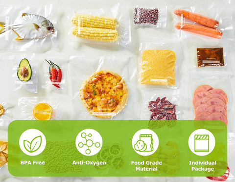 Bonsenkitchen sous vide ready bag safe up to 195°F.