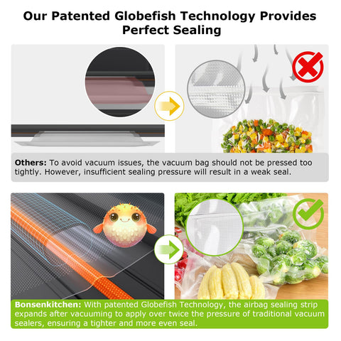 Bonsenkitchen extended-seal-compatibility image suggests customization for bulk meal prep.