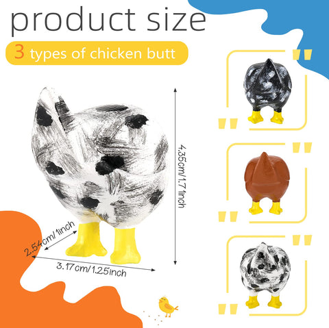 Bonuci chicken butt magnet in pink brightens the notice board and fridge