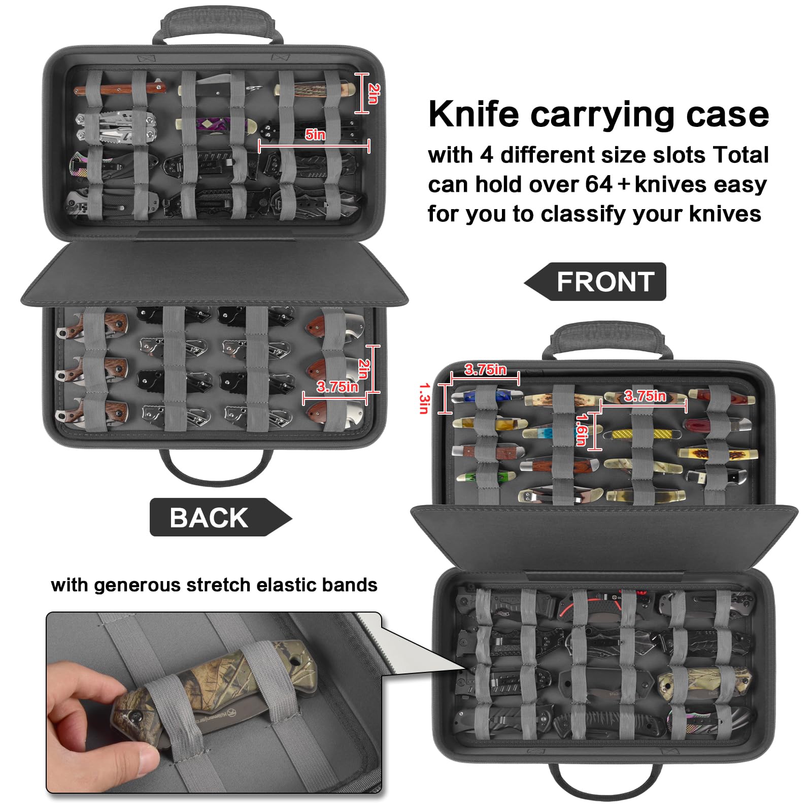 Boobowl case side panels highlighting accessible pockets and durable exterior.