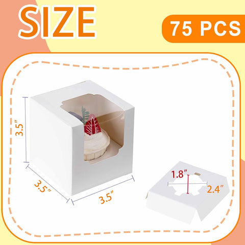 BOOMIBOO cupcake box with lid enables quick packing and secure transport.