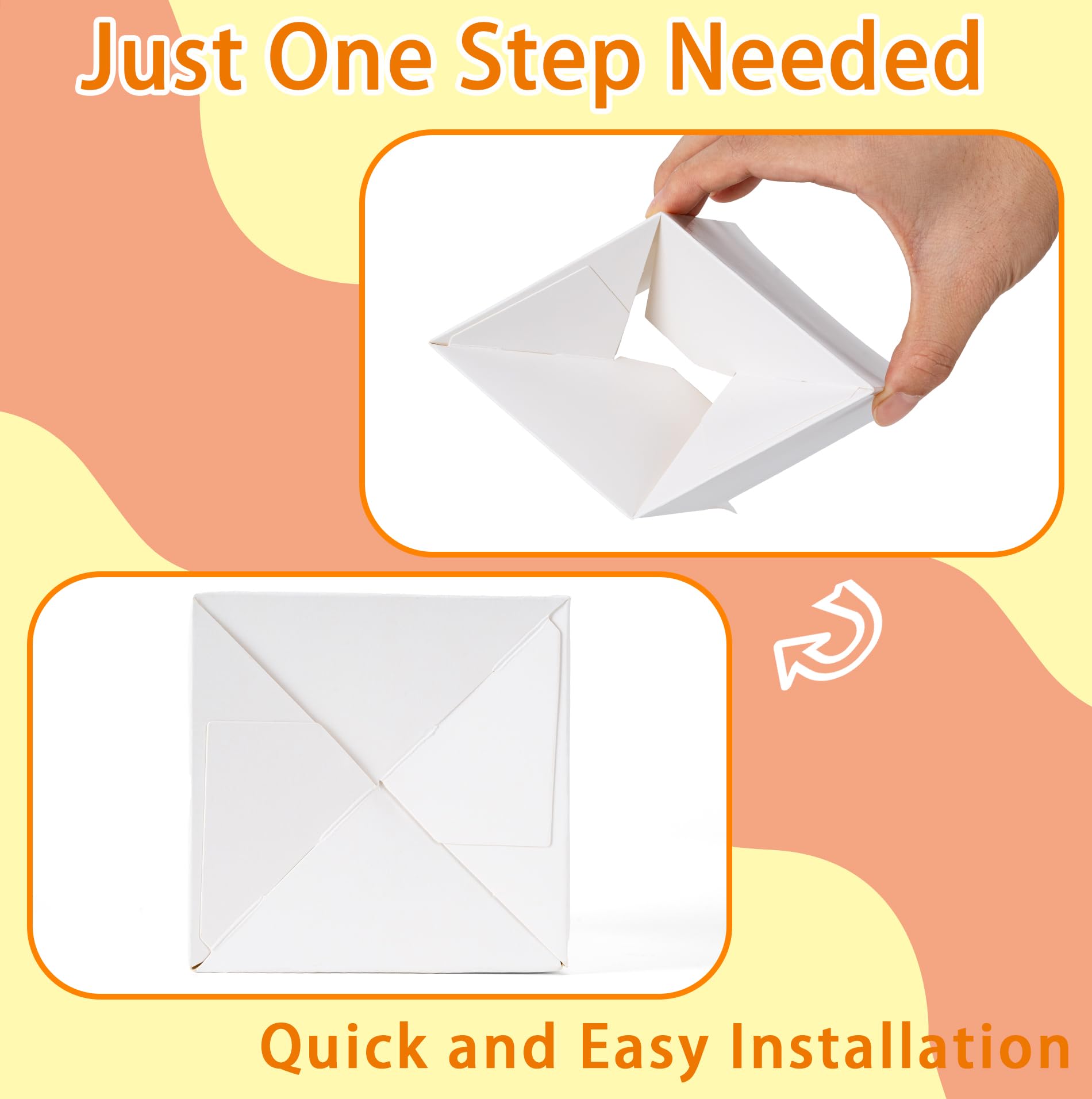BOOMIBOO food-safe paper cake box keeps treats fresh during handling.