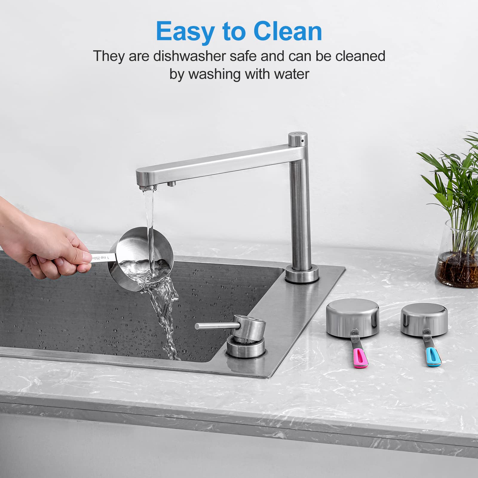 Bopei stainless steel construction ensures durability and rust resistance for daily use.
