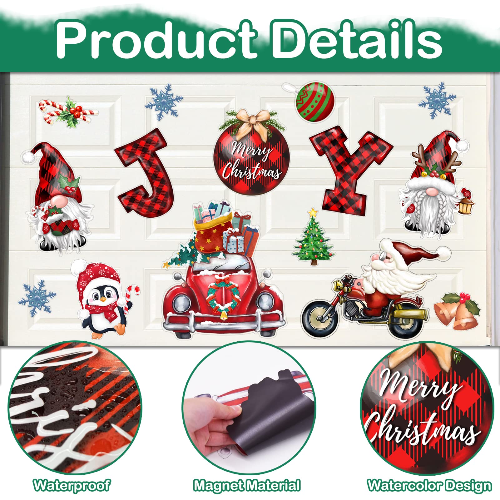 BORAMDO animal and snowman magnets bring whimsy to indoor or outdoor spaces.
