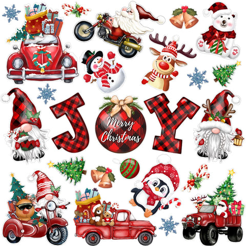 BORAMDO joy letters magnets brighten doors with festive charm and easy repositioning.