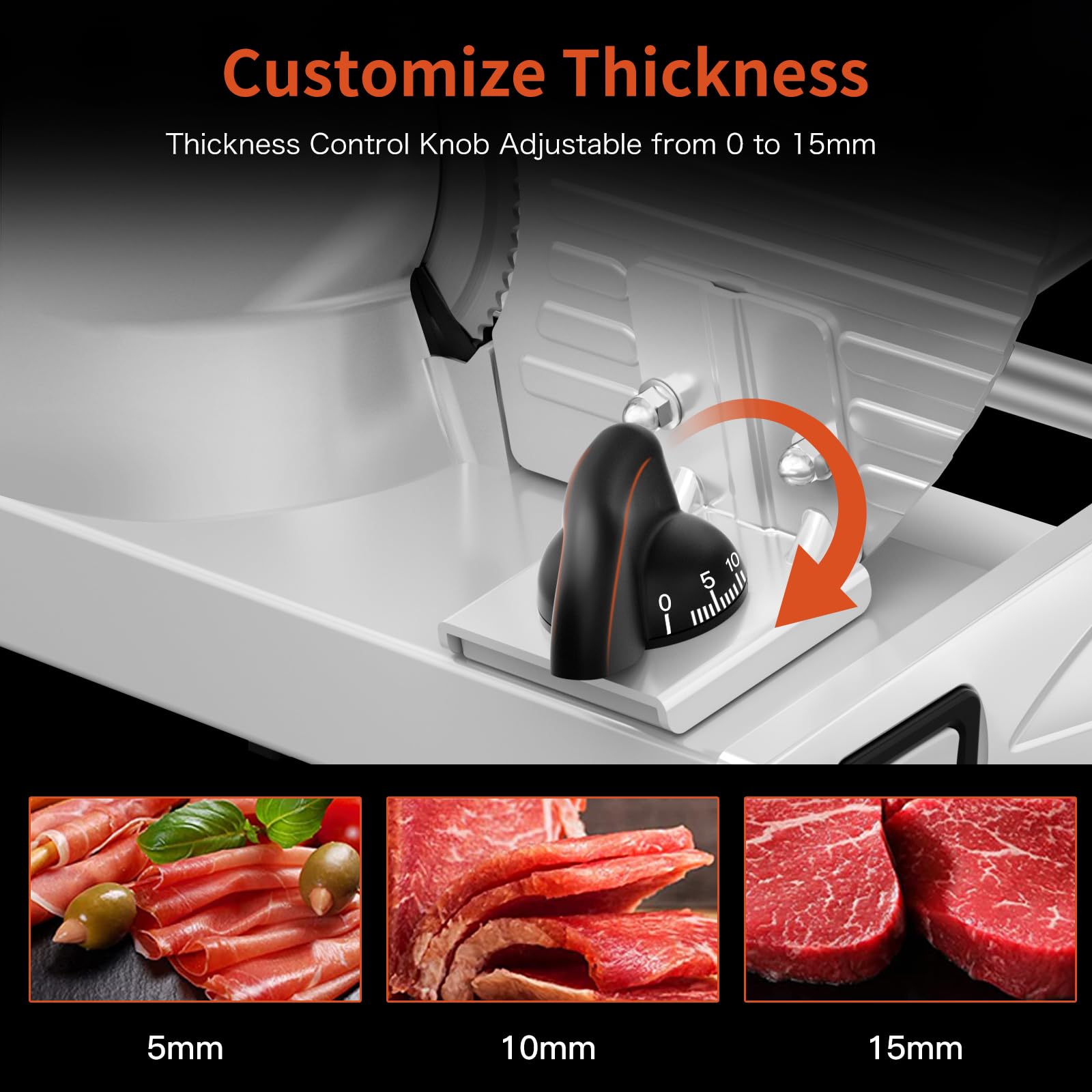 Detachable design and stainless steel tray of Borlebbi slicer for easy cleaning