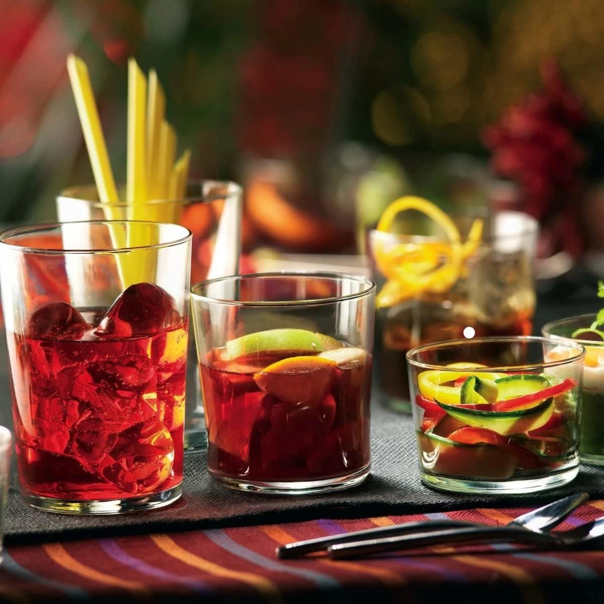 Bormioli Rocco Bodega 12oz cocktail tumbler adds style for cocktails and entertaining.