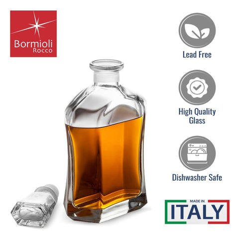 Bormioli Rocco Capitol decanter dishwasher-safe for easy cleanup