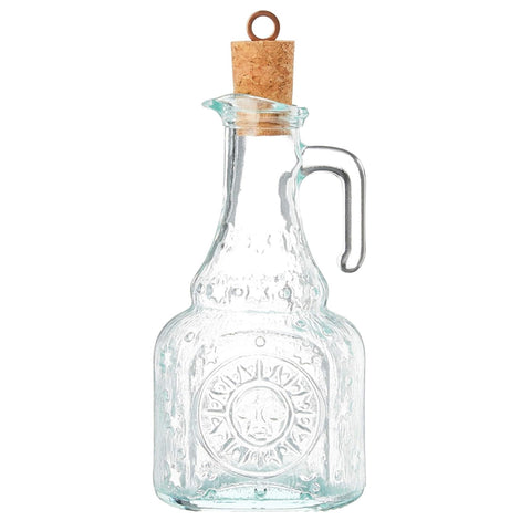 Bormioli Rocco Helios oil bottle 8-ounce with classic kitchen design for oils.