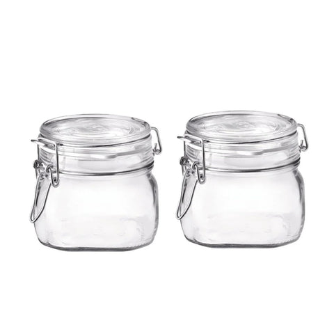 Bormioli Rocco Fido clear jar with gasket for versatile pantry storage