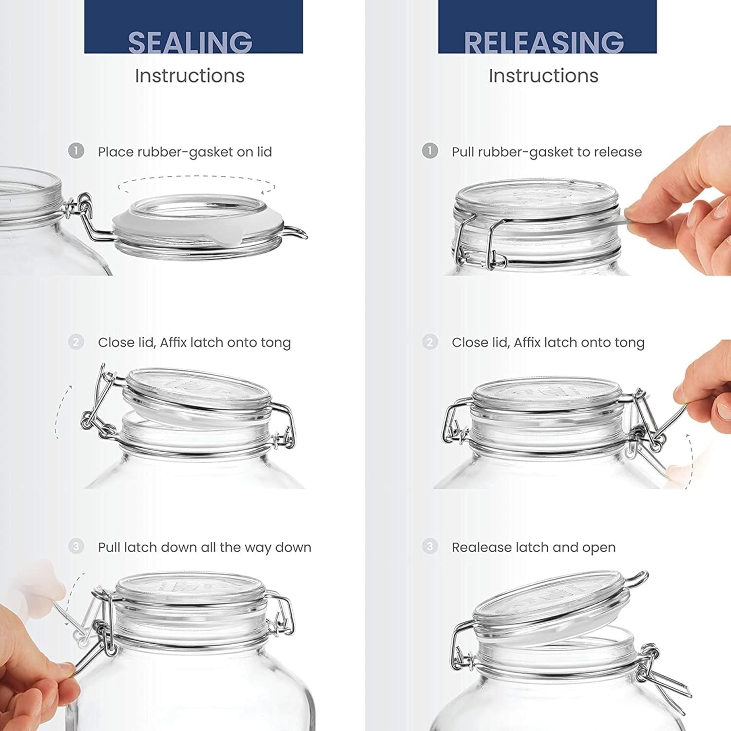 Bormioli Rocco Fido jar is BPA-free for food-safe storage.