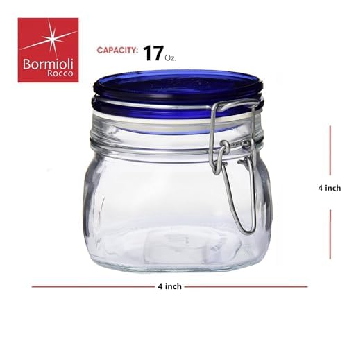 Bormioli Rocco Fido jar demonstrates dishwasher-safe design for easy cleaning.