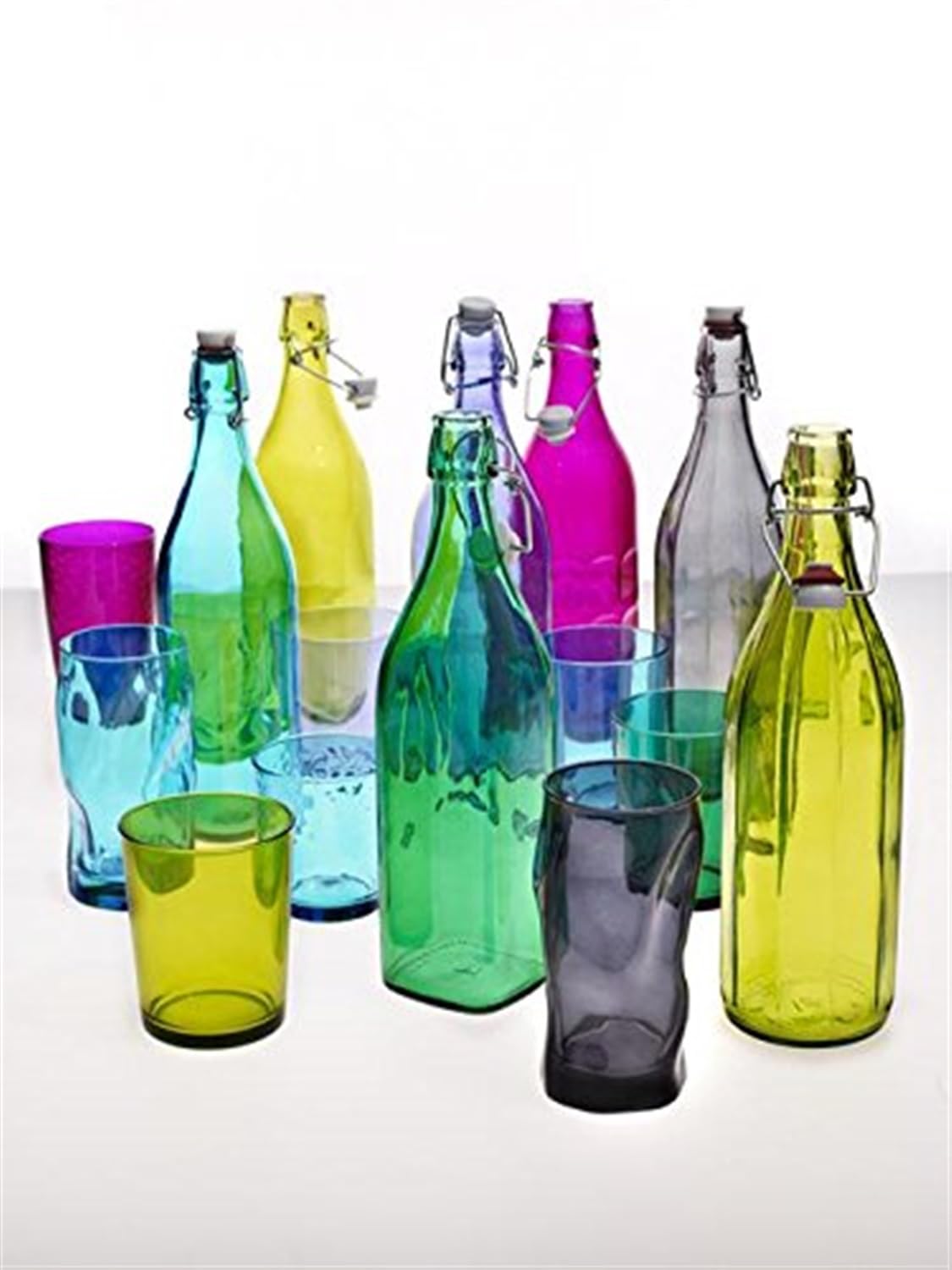 Italian-made Giara bottle showcases craftsmanship and table service appeal.