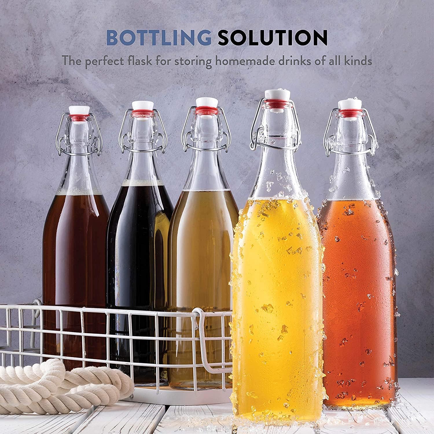 Giara bottle used for dressings or beverages storage