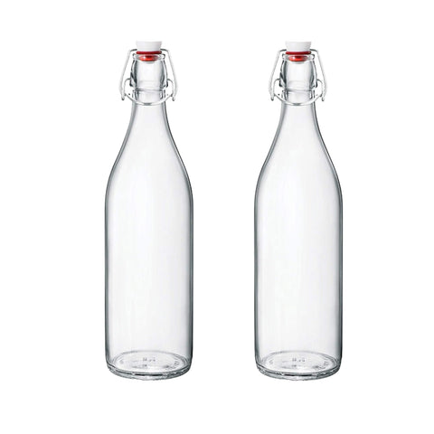 Bormioli Rocco Giara bottle with pour spout for spill-free serving
